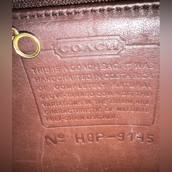 Vintage coach leather satchel side bag - Picture 8 of 8